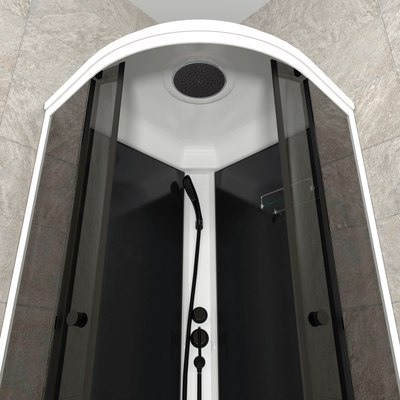 Душевая кабина Triton Грэй-Блэк А 90х90