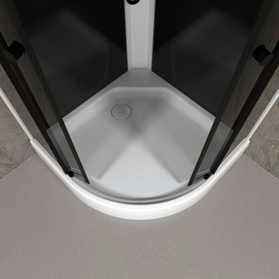 Душевая кабина Triton Грэй-Блэк А 90х90