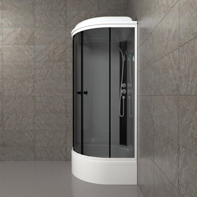 Душевая кабина Triton Грэй-Вайт B 90х90