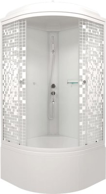 Душевая кабина Triton Мозаика Б 90х90 - фото