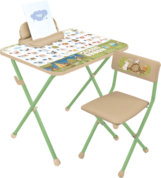 Комплект мебели с детским столом Ника КП2/А2 Азбука - фото