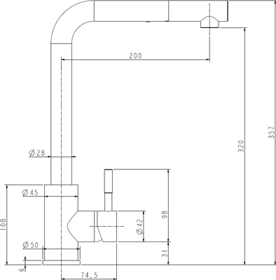 Смеситель ZORG Mars