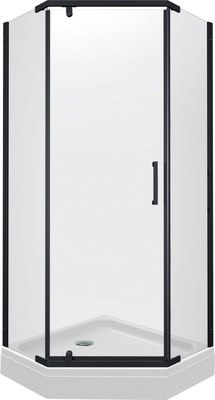 Душевой уголок Triton Дека-Блэк 100х100 (с поддоном) - фото