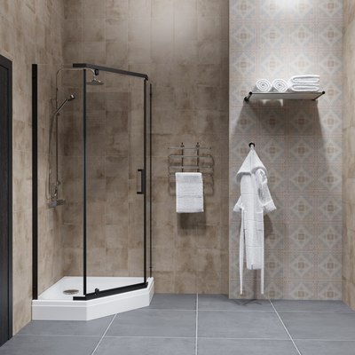 Душевой уголок Triton Дека-Блэк 100х100 (с поддоном)