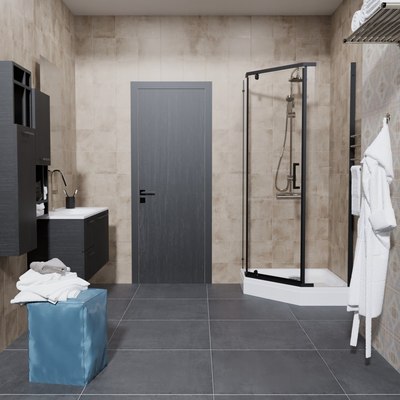 Душевой уголок Triton Дека-Блэк 100х100 (с поддоном)