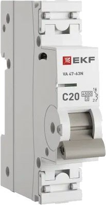 Выключатель автоматический EKF PROxima ВА 47-63N / M634120C - фото