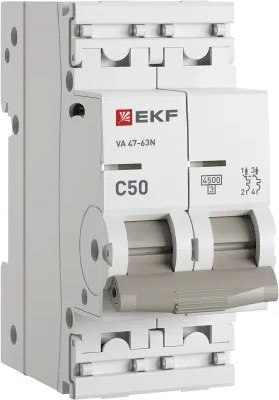 Выключатель автоматический EKF PROxima ВА 47-63N / M634250C - фото