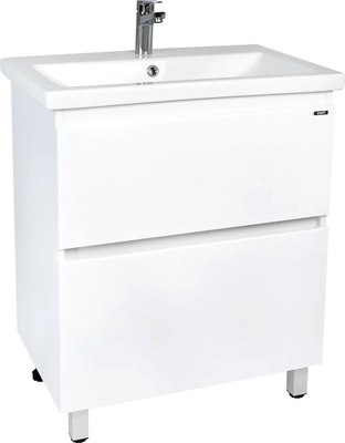 Тумба с умывальником Viant Мальта Como 80 / VMAL80COBEL-T2Y+S-UM-COM80/1-w - фото