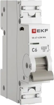 Выключатель автоматический EKF PROxima ВА 47-63N MA / M63MA616C - фото