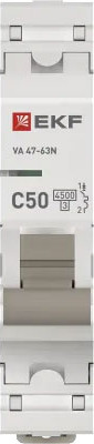 Выключатель автоматический EKF PROxima ВА 47-63N / M634150C