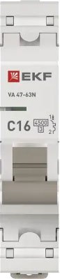 Выключатель автоматический EKF PROxima ВА 47-63N / M634116C