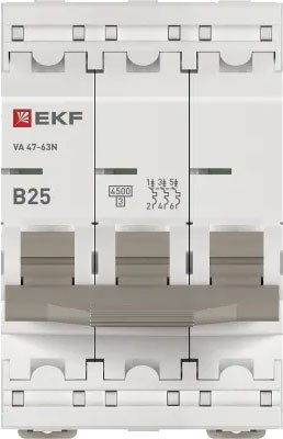 Выключатель автоматический EKF PROxima ВА 47-63N / M634325B