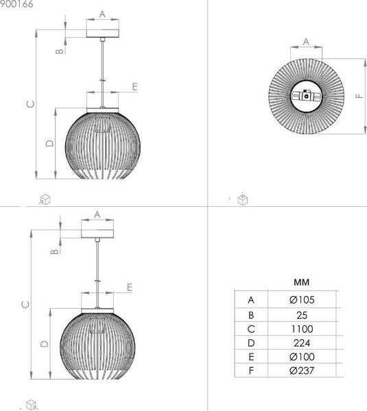 Потолочный светильник Eglo Venezuela 900166