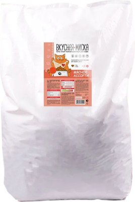 Сухой корм для кошек Вкусная миска Мясное ассорти - фото