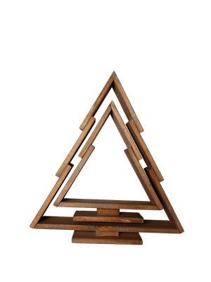 Елка декоративная Четыре Солнца S+L деревянные - фото