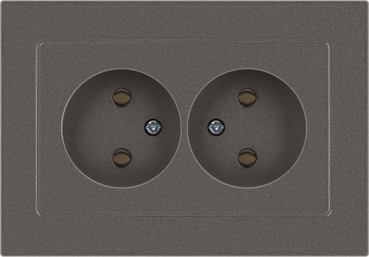 Розетка INTRO Accent 6-204-09 / Б0063433 - фото