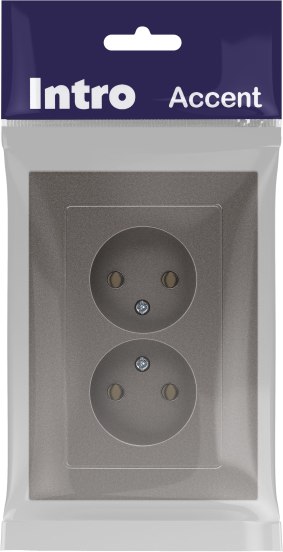 Розетка INTRO Accent 6-204-09 / Б0063433