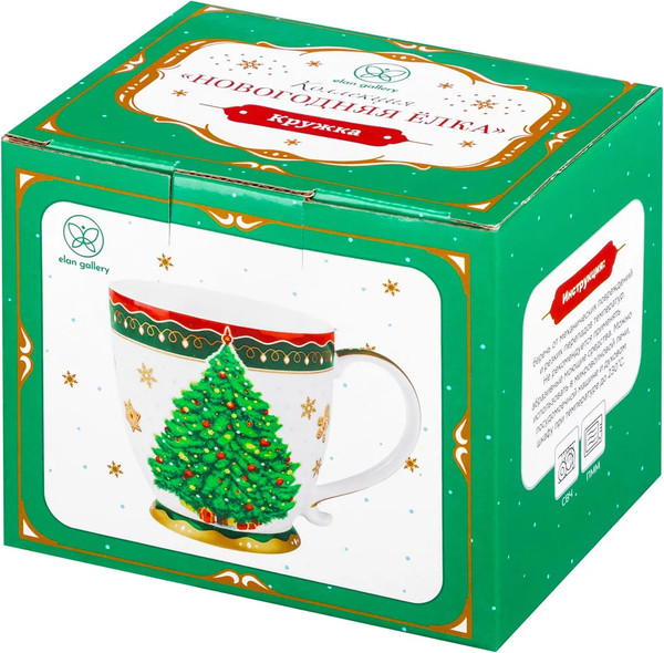 Кружка Elan Gallery Новогодняя елка / 420683