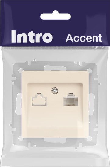 Розетка INTRO Accent 6-303-02 / Б0063627