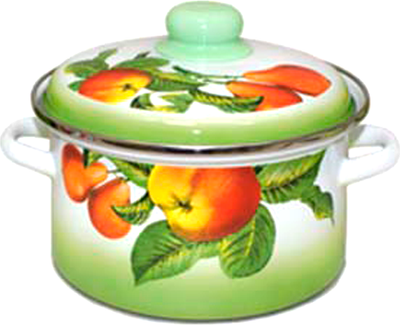 Кастрюля Эмаль 01-1610/6 - фото