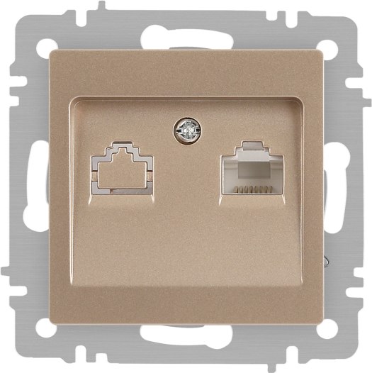 Розетка INTRO Accent 6-303-04 / Б0063632 - фото