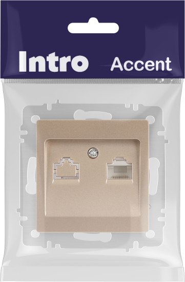 Розетка INTRO Accent 6-303-04 / Б0063632