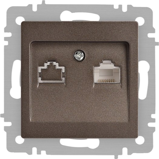 Розетка INTRO Accent 6-303-08 / Б0063639 - фото