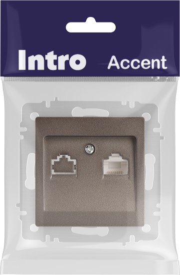 Розетка INTRO Accent 6-303-08 / Б0063639