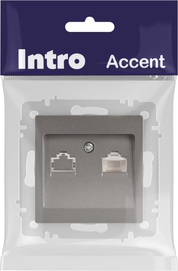Розетка INTRO Accent 6-303-09 / Б0063642