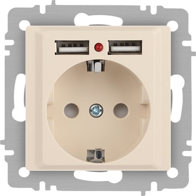 Розетка INTRO Accent 6-410-02 / Б0063692 - фото