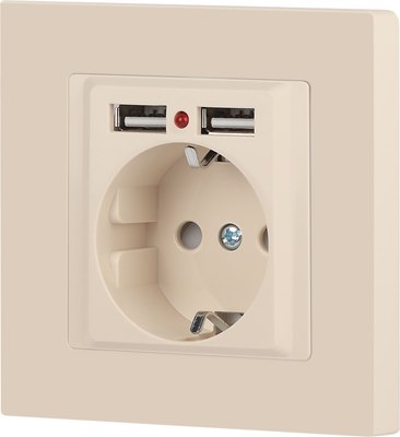 Розетка INTRO Accent 6-410-02 / Б0063692