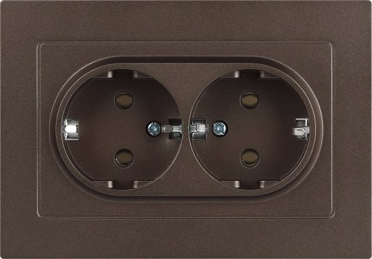 Розетка INTRO Accent 6-205-08 / Б0063498 - фото