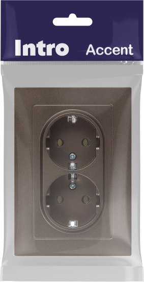 Розетка INTRO Accent 6-205-08 / Б0063498