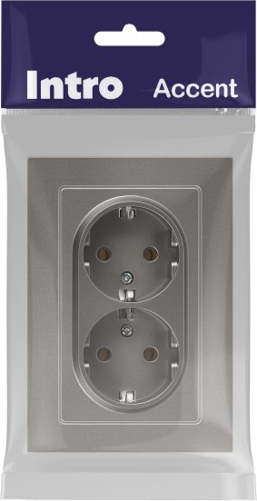Розетка INTRO Accent 6-205-09 / Б0063500