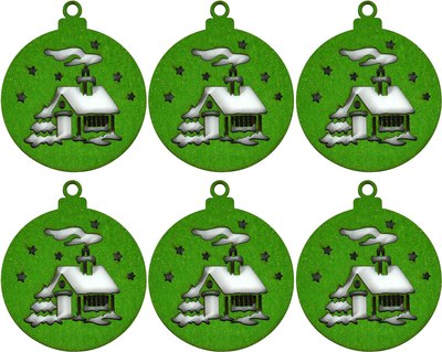 Набор елочных игрушек No Brand НГ-12.2 - фото