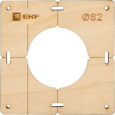 Шаблон разметочный EKF Expert Для подрозетников / sh-d82-1 - фото