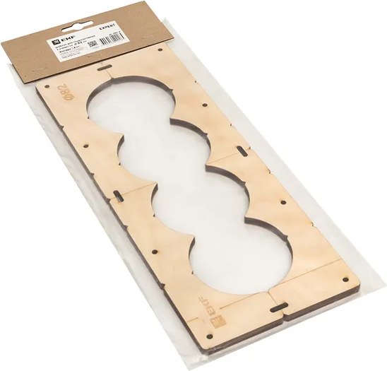 Шаблон разметочный EKF Expert Для подрозетников / sh-d82-4