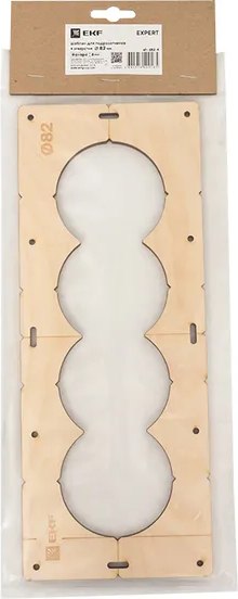 Шаблон разметочный EKF Expert Для подрозетников / sh-d82-4