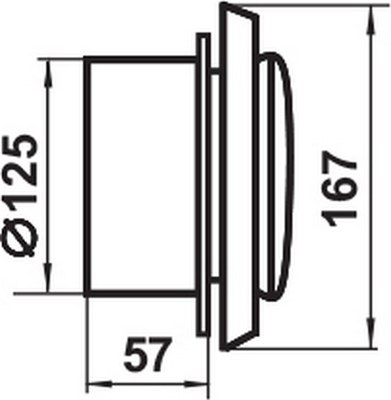 Анемостат Семь ветров А125 d125