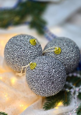 Набор шаров новогодних GrandSiti 3-39172-6