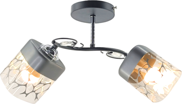 Потолочный светильник Aitin-Pro НПБ 02-2х60-101 / XA1517B/2 - фото