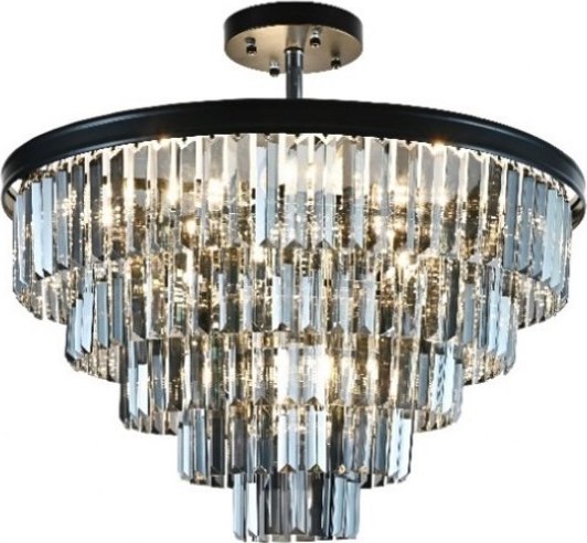 Потолочный светильник Mirastyle CF-2066/600 BK+SMG - фото