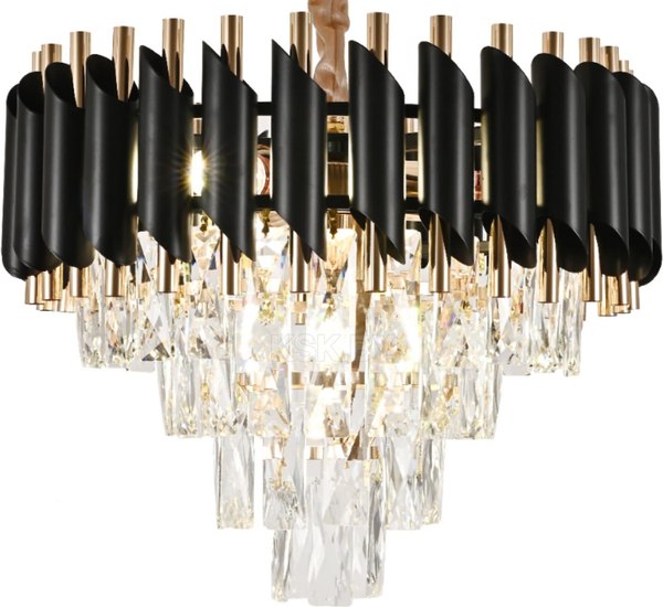 Потолочный светильник Mirastyle CF-9001/600 BK+GD - фото