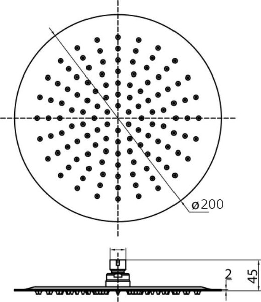 Лейка верхнего душа Valvex Dione 2448400