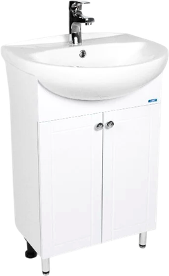 Тумба с умывальником Viant Рим Балтика 50 / VRIM50BA-T2ST+1WH501524 - фото