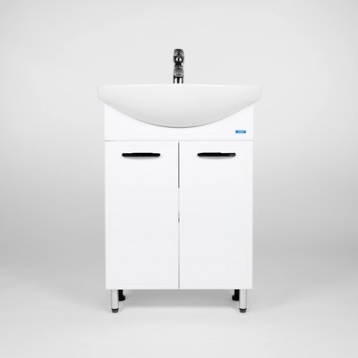 Тумба с умывальником Viant Милан Балтика 60 / VMIL60BA-T2ST+WH110246