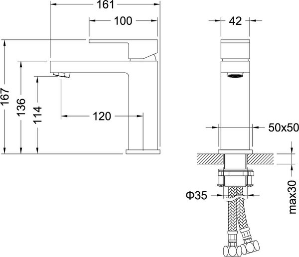 Смеситель Aquatek Либра AQ1610CR