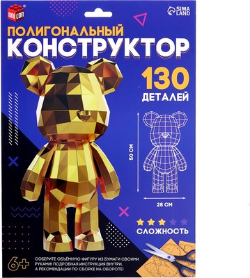 Конструктор Unicon Медведь / 10424111 - фото