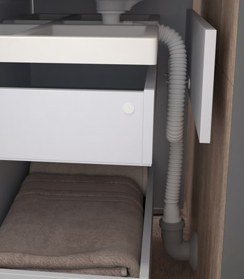 Тумба под умывальник Vigo Grani 700-0-1 / 165 (навесная)