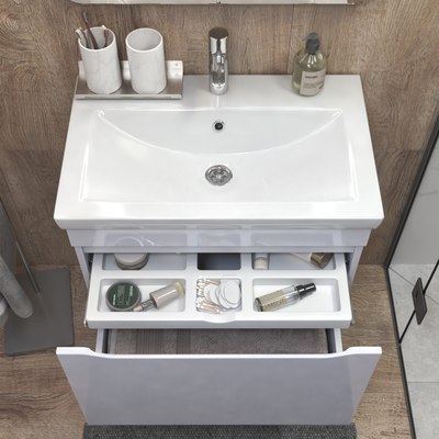 Тумба под умывальник Vigo Grani 700-0-1 / 165 (навесная)